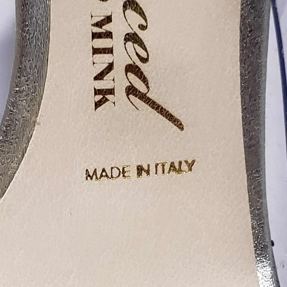 TOO FACED Better Than Sex Pink Glitter Heels Made in Italy Size 36 - Picture 11 of 16